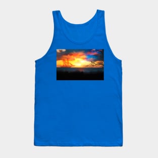 Fiery Sunset Tank Top